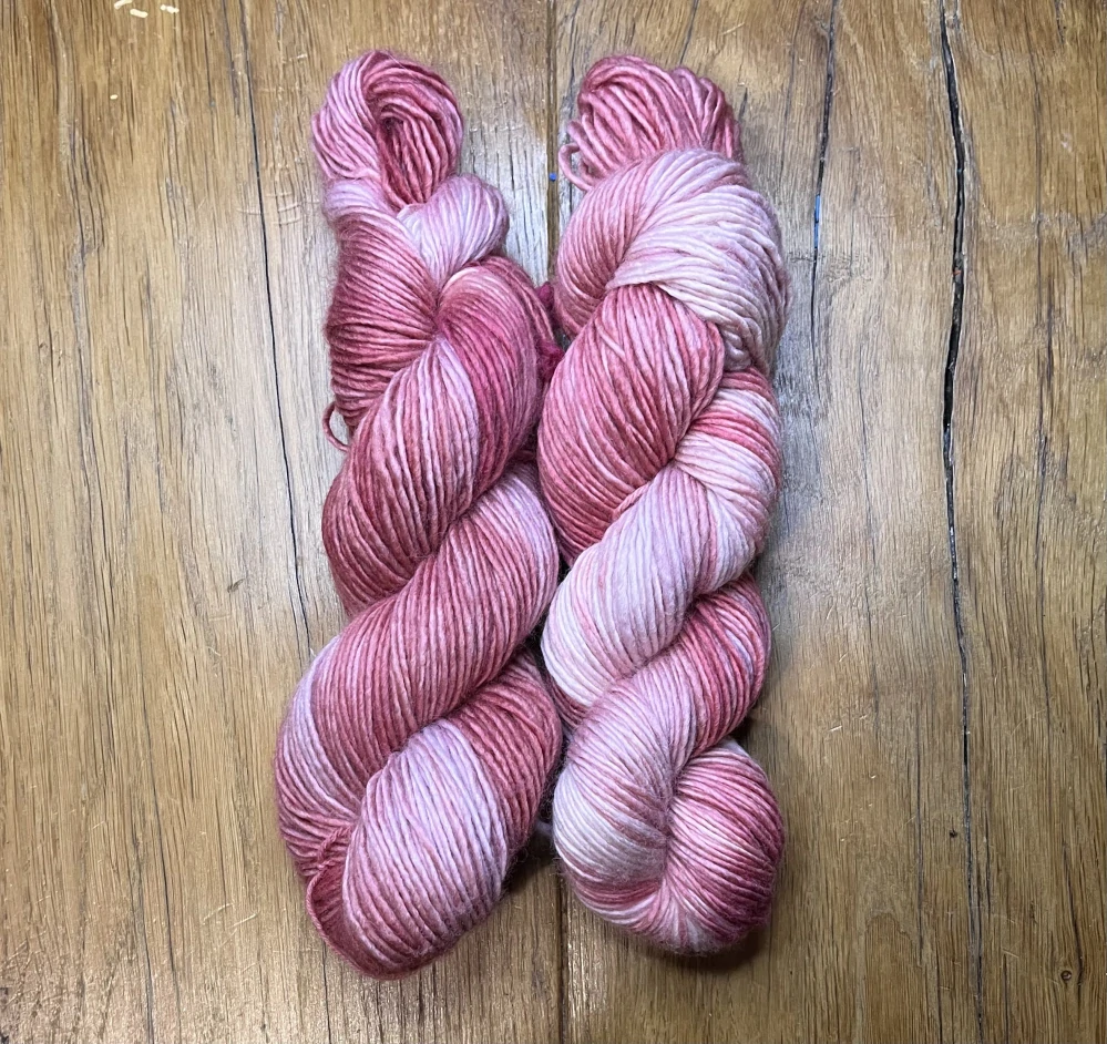 Ručně barvená příze Merino Single