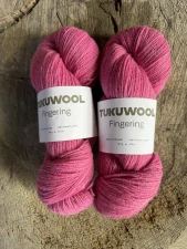 Tukuwool fingering Peony pink 46